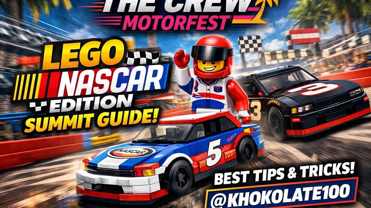 TCM| How To Get PLATINUM in the LEGO NASCAR Summit Guide! 🏁🏎️ 