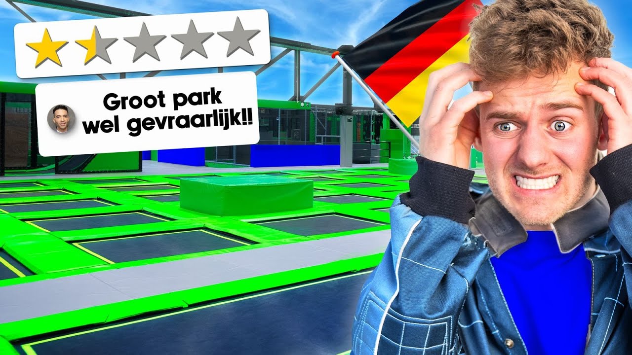 GROOTSTE TRAMPOLINEPARK IN DUITSLAND TESTEN!