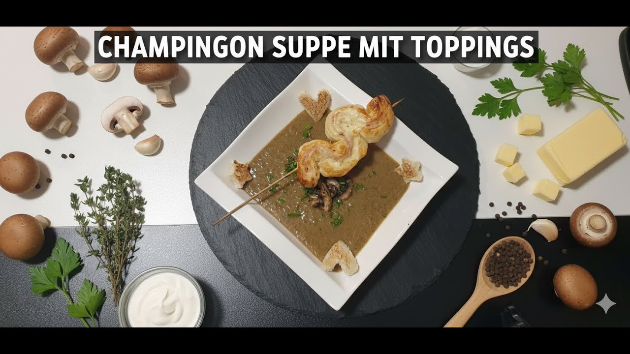 PILZSUPPE: VERFEINERT MIT GENIALEN TOPPINGS!