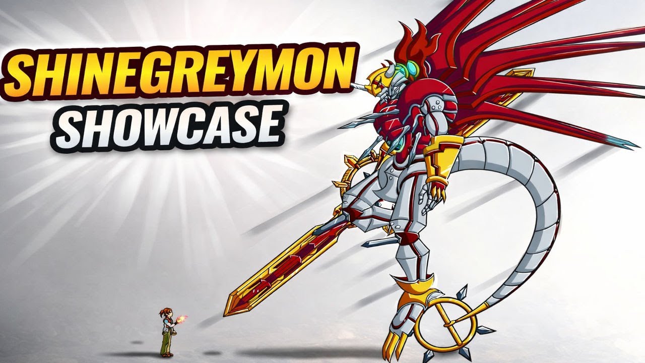SHINE GREYMON SHOWCASE - DIGIMON SUPER RUMBLE