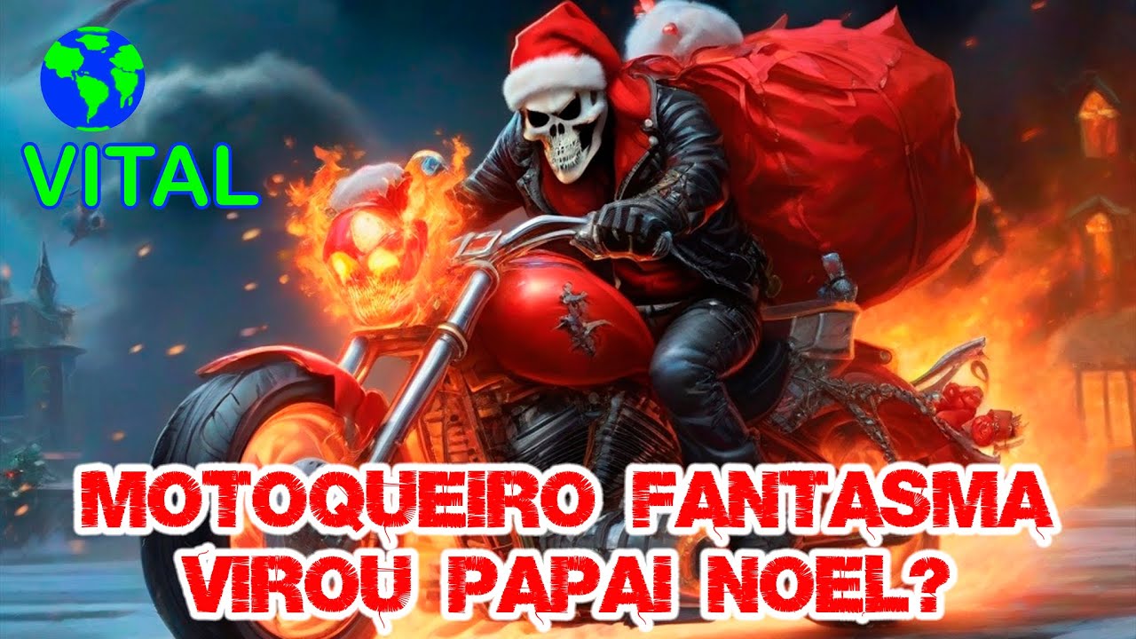 🌎 Natal com o Motoqueiro Fantasma 🎁🎄💀🎅🏍️🔥