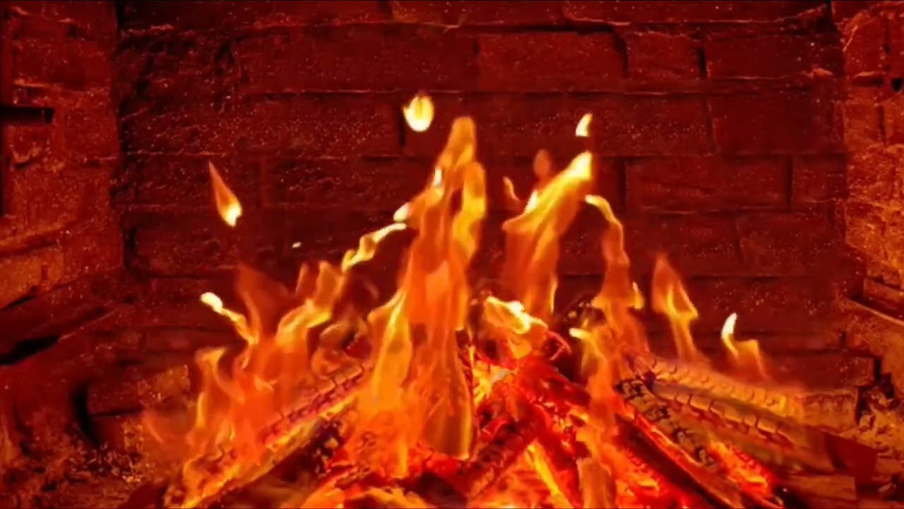şömine ateşinin huzur veren görüntüsü ve sesi ile rahatlama I #fire #fireplaceambience #ateş