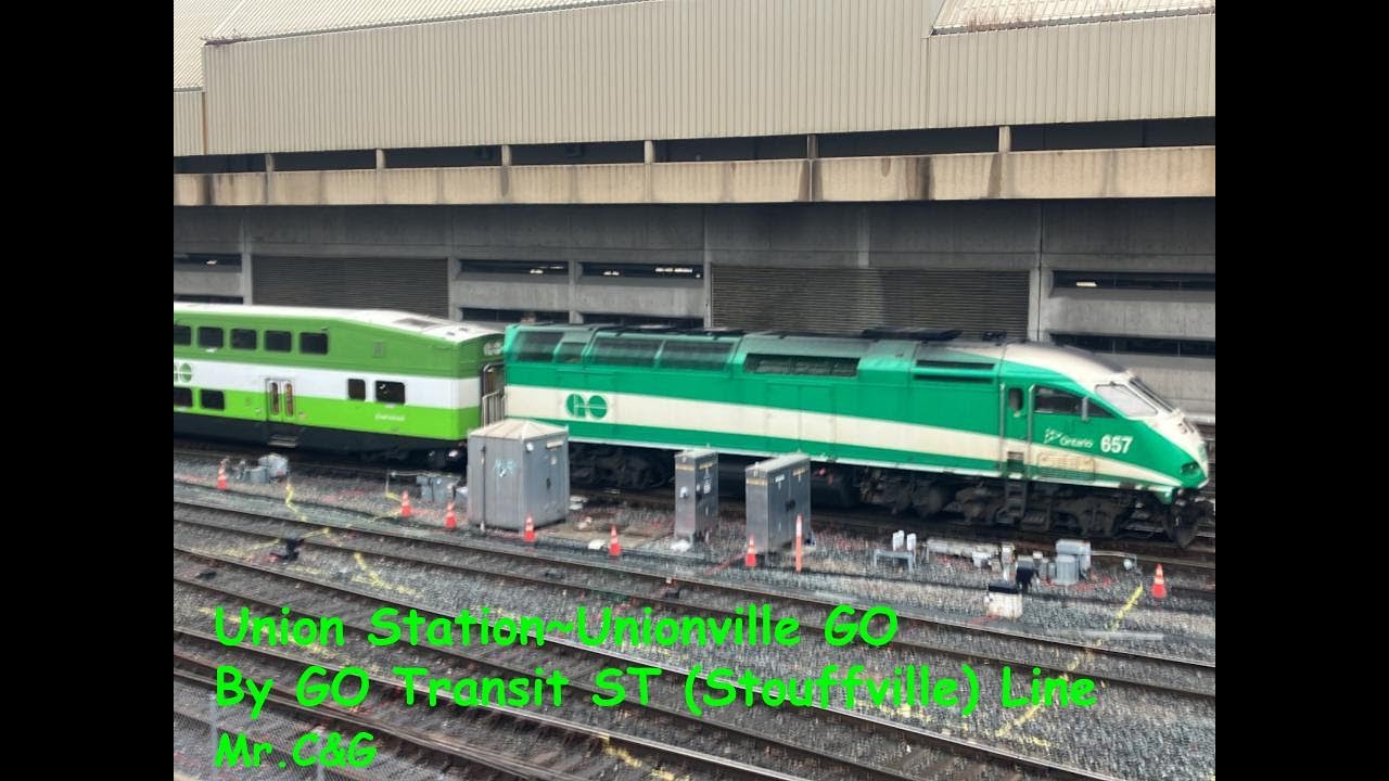 Mr  C&G Union Station to Unionville GO By GO Transit ST Line