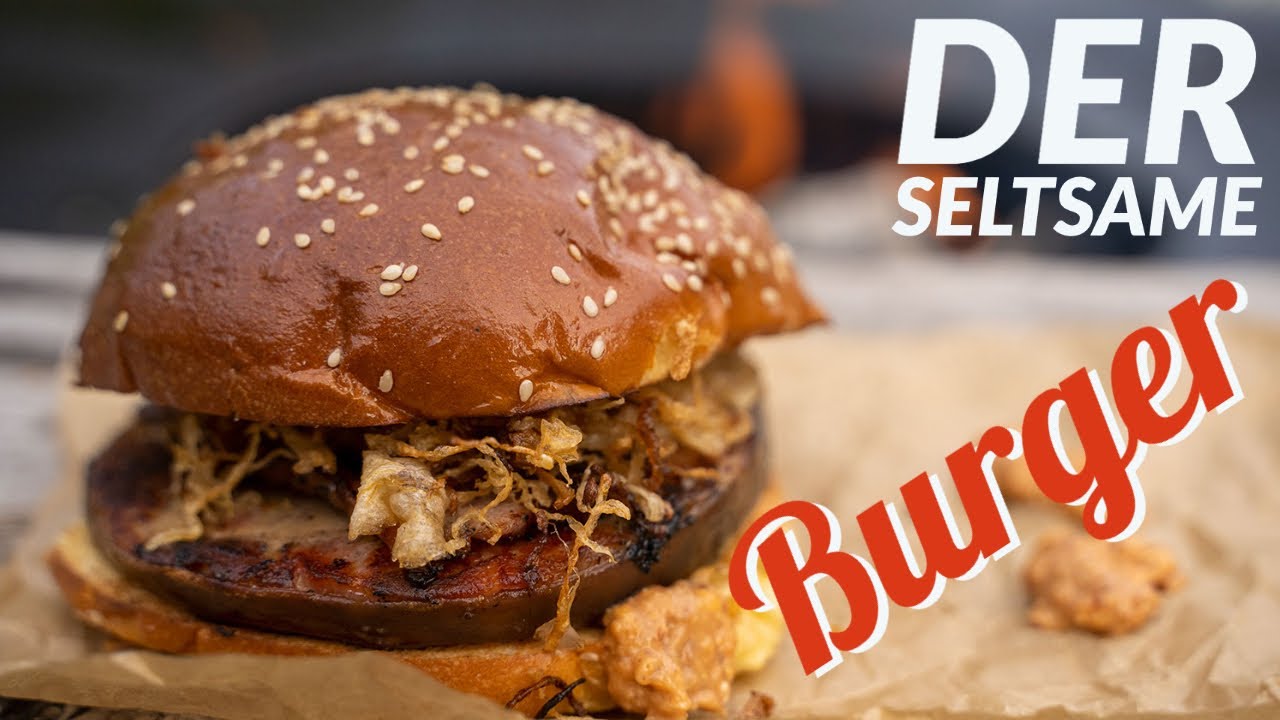 Saumagen Burger von der Feuerplatte - Der etwas andere Burger