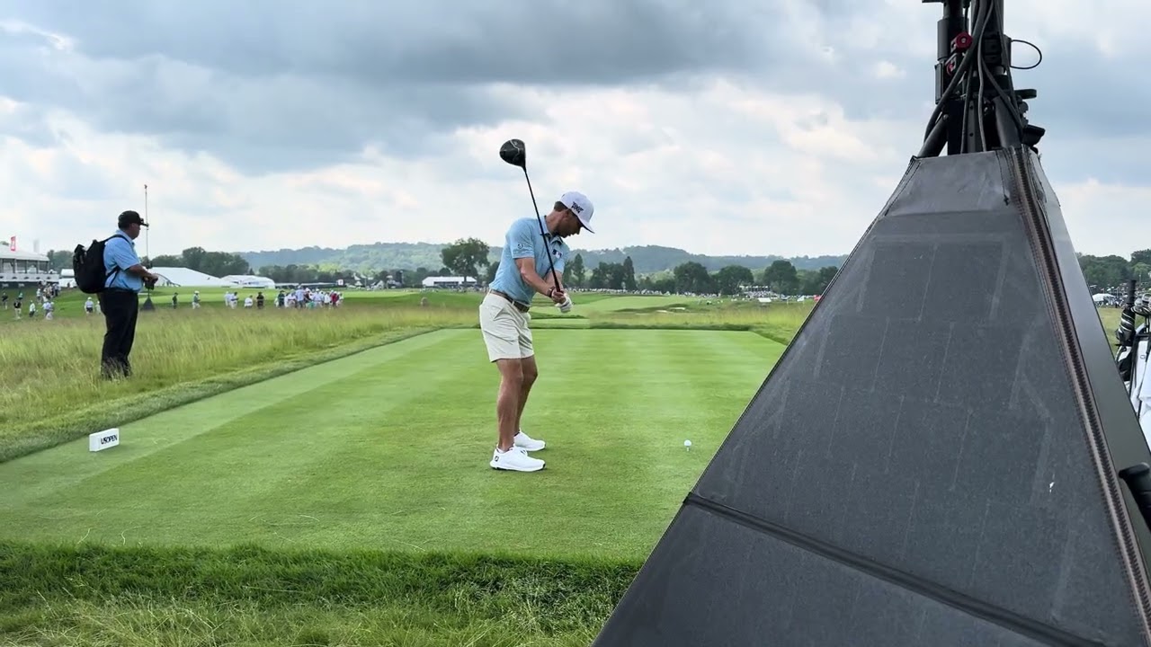 Eric Cole Golf Swing at the US Open, Oakmont Hole 4