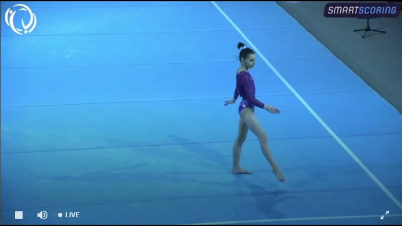 Anastasiia MOTAK (UKR), Floor Exercise, Qualification, 2021 Artistic European Championships