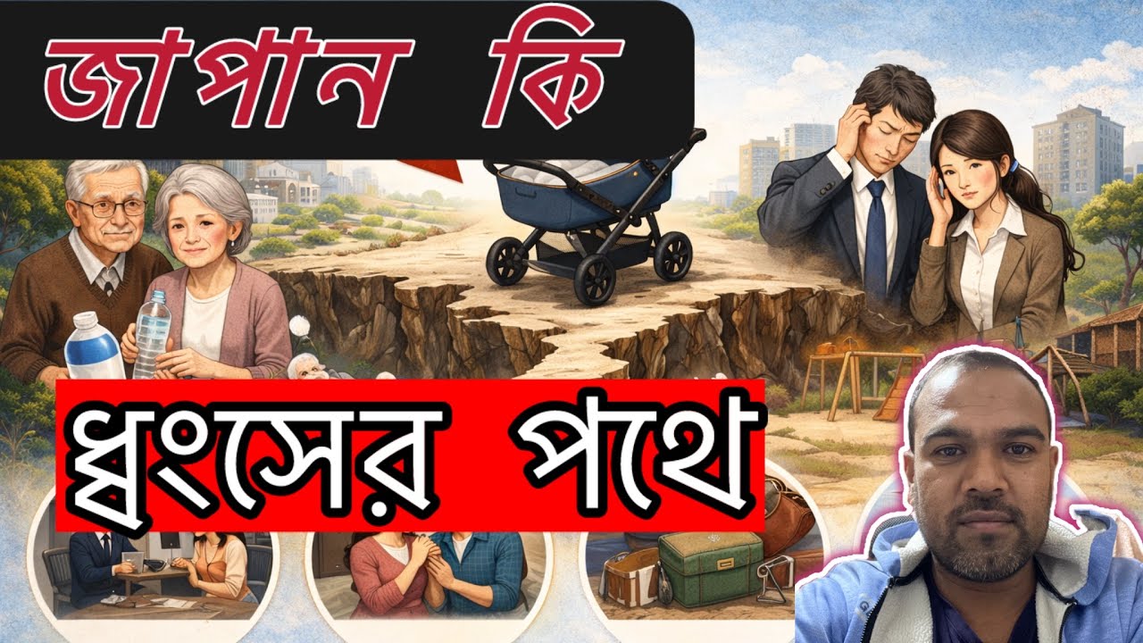 জাপান ধ্বংসের  পথে।জন্মহার কমছে কেন