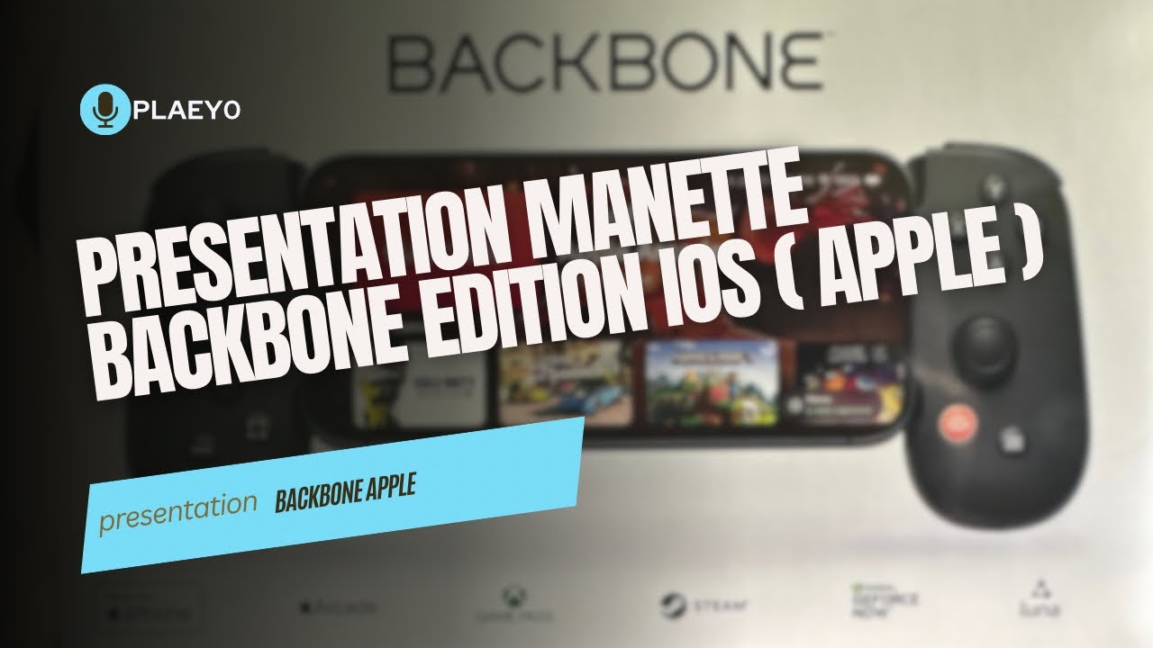 Présentation manette BackBone édition iOS pour APPLE ( Lightning )