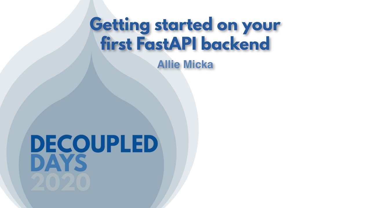 Getting started on your first FastAPI back end