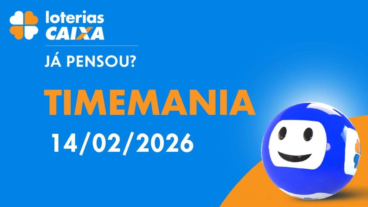 Resultado da Timemania - Concurso nº 2356 - 14/02/2026;