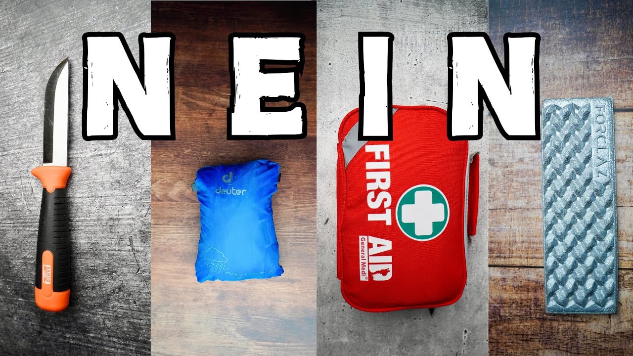 13 Dinge die du NICHT brauchst (Outdoor Ausrüstung)