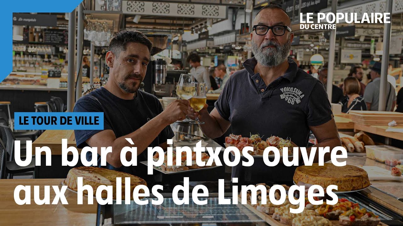 Tour de ville - Des pintxos à déguster au nouveau bar des halles de Limoges