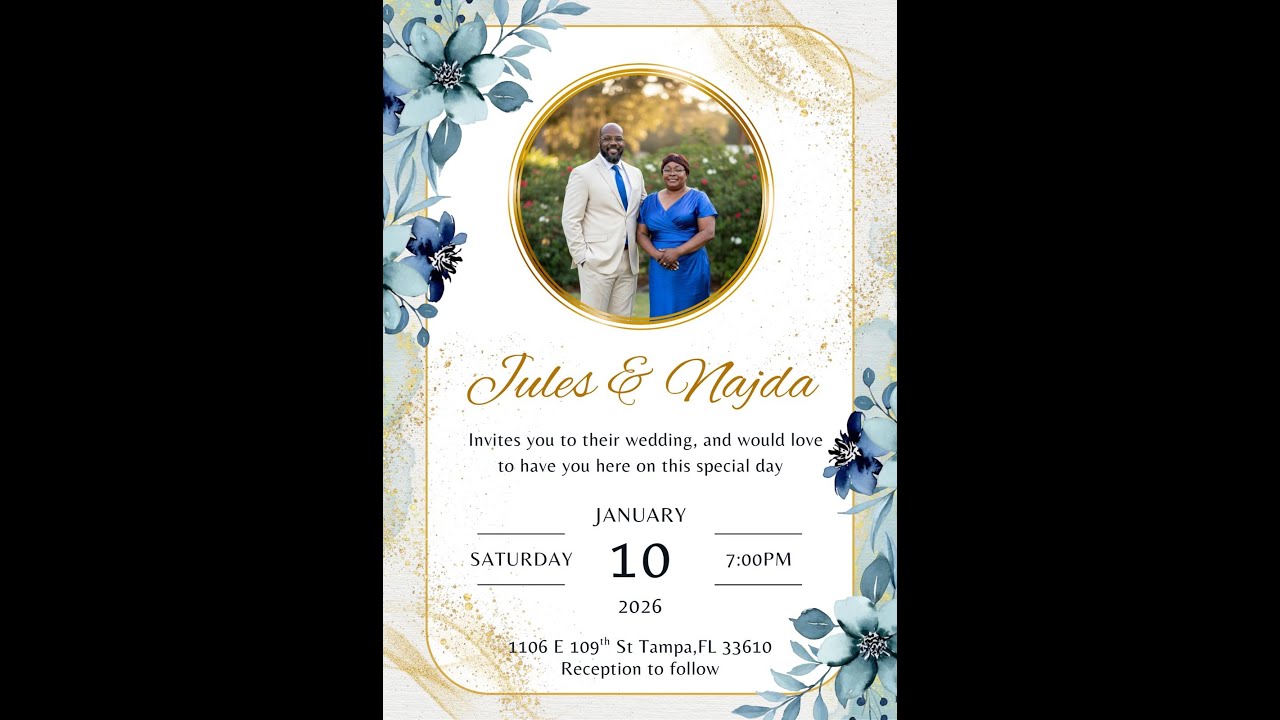 SALEM HAITIAN SDA CHURCH TAMPA | WEDDING OF NADJA AND JULES   | 1/10/2026