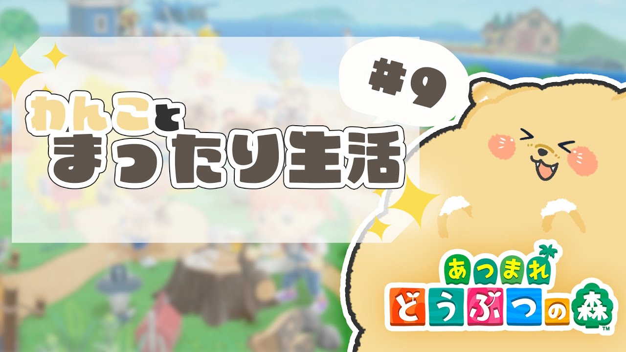 【新犬もちもちVtuber】【 #あつまれどうぶつの森  】わんことまったり生活 ＃9「博物館ができた！！」