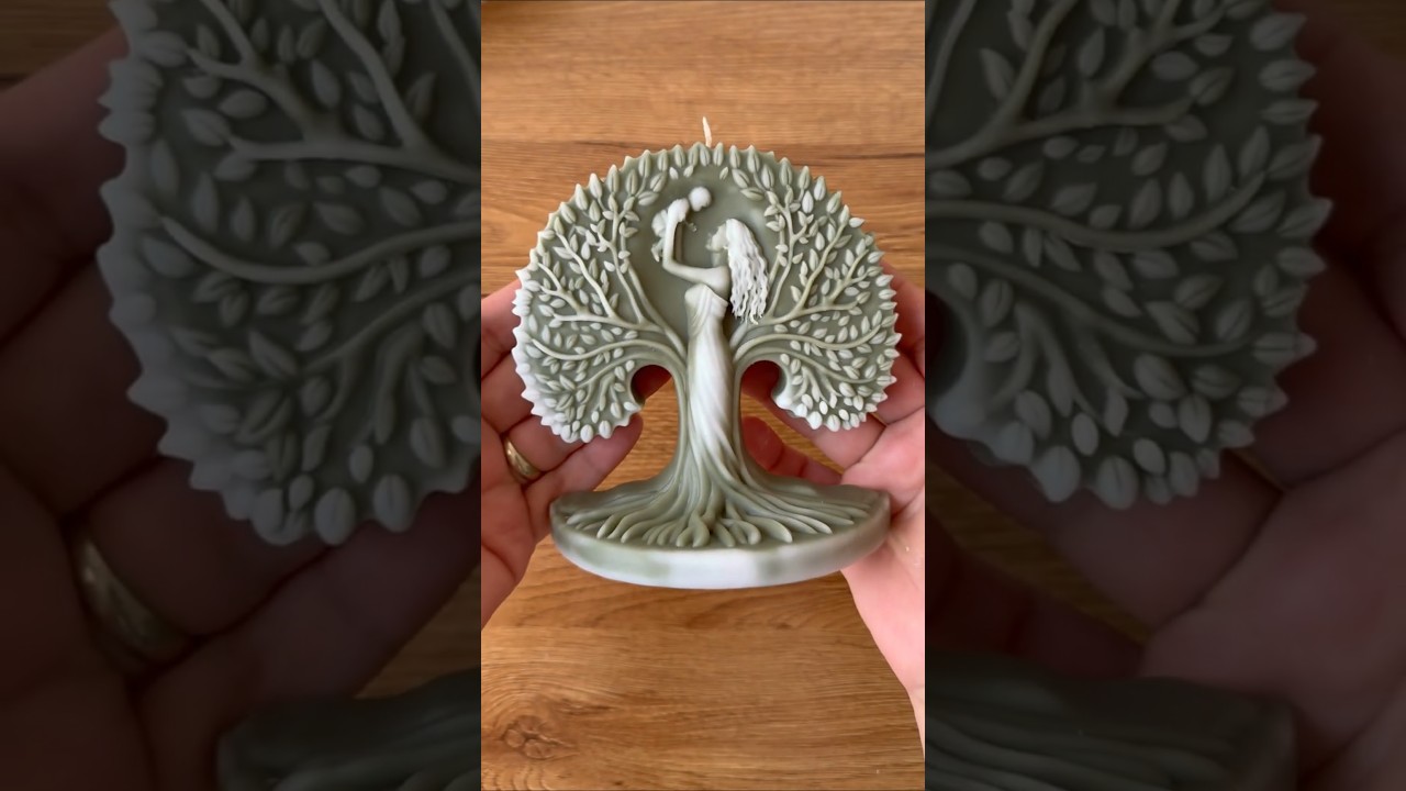 Mother of life Candle #candle #art #satisfying #diy
