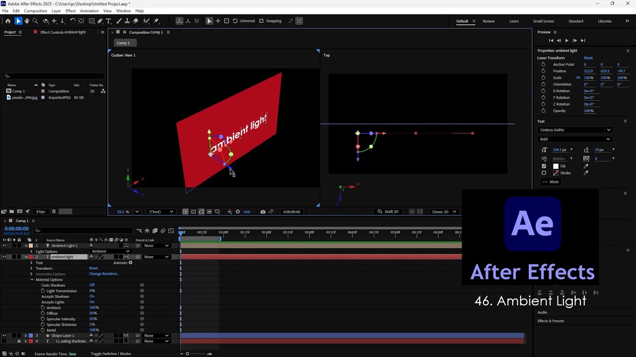 #aftereffects #ambientlight #lights#motiongraphics #2danimation #vfx #vfxworld #effects
