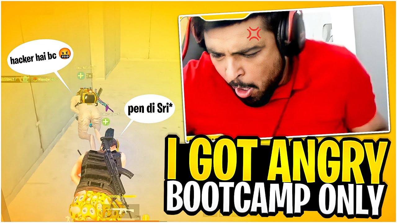 I GOT ANGRY - BOOTCAMP - PUBG MOBILE - FM RADIO GAMING