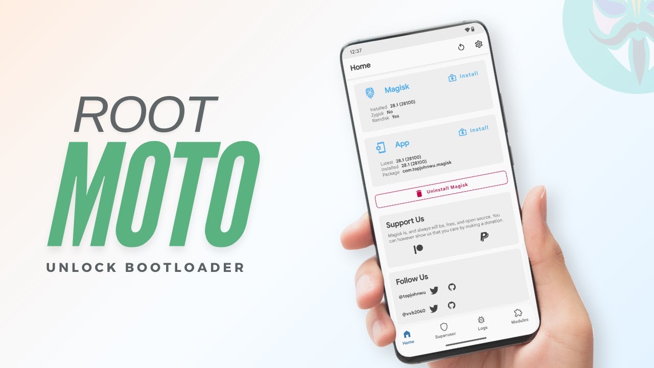 How to root any Motorola phone | Unlock Bootloader and Root Moto with Magisk