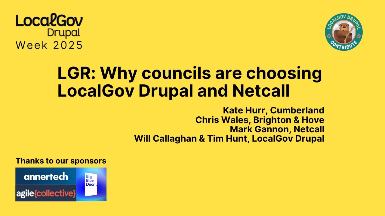LGR: Why councils are choosing LGD and Netcall
