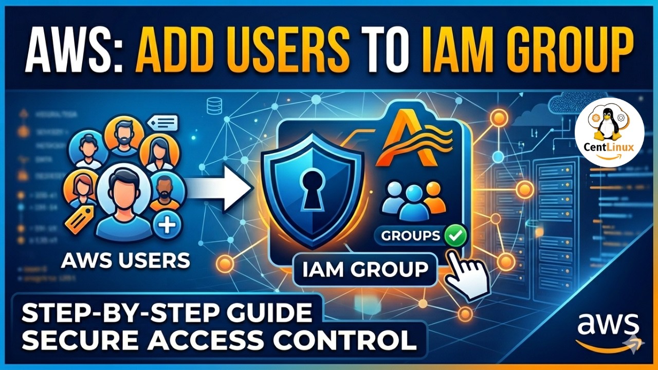 Add Users to IAM Groups | AWS Security Best Practice