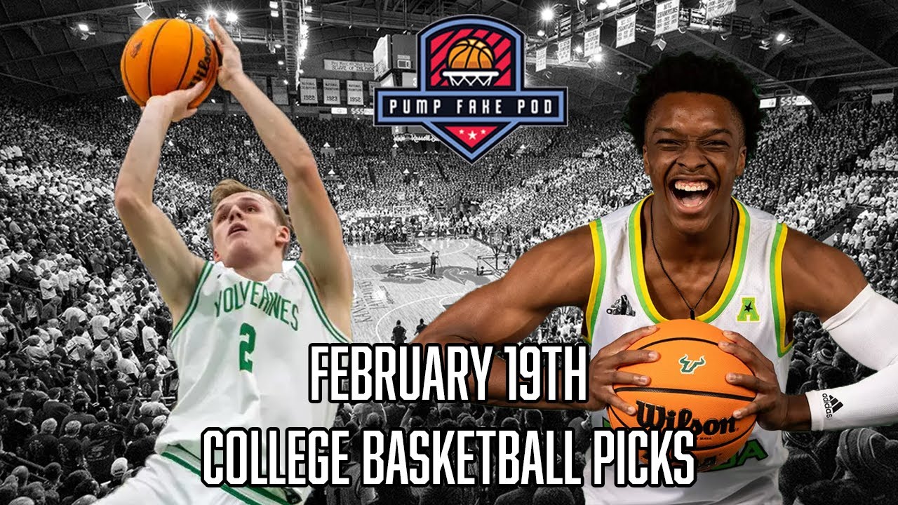 NCAA COLLEGE BASKETBALL PICKS FOR FEBRUARY 19TH