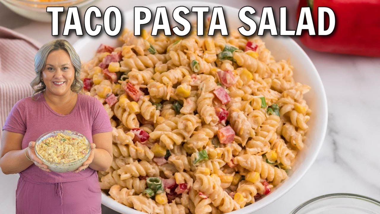 Taco Pasta Salad | Perfect Grill-out Side Dish!