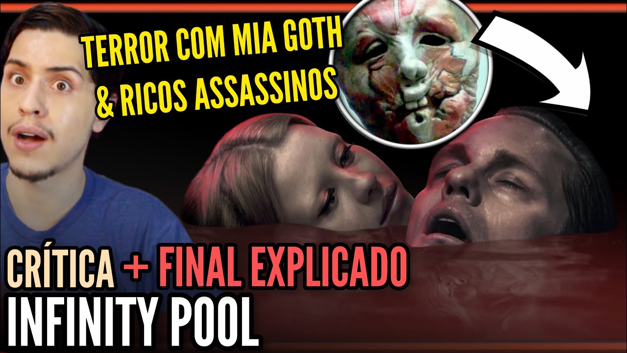 Piscina Infinita (Infinity Pool) | Critica + FINAL EXPLICADO - A piscina, as mascaras e os clones