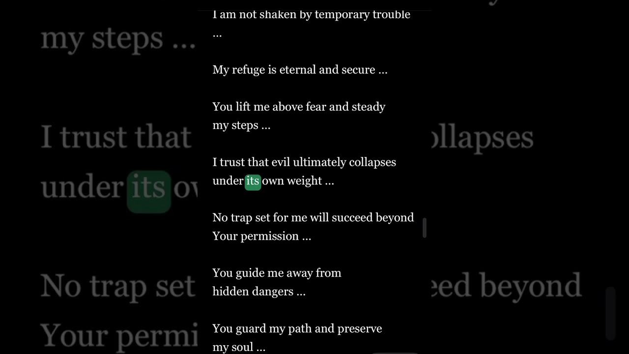 Psalm 7 along with deep dive and affirmations