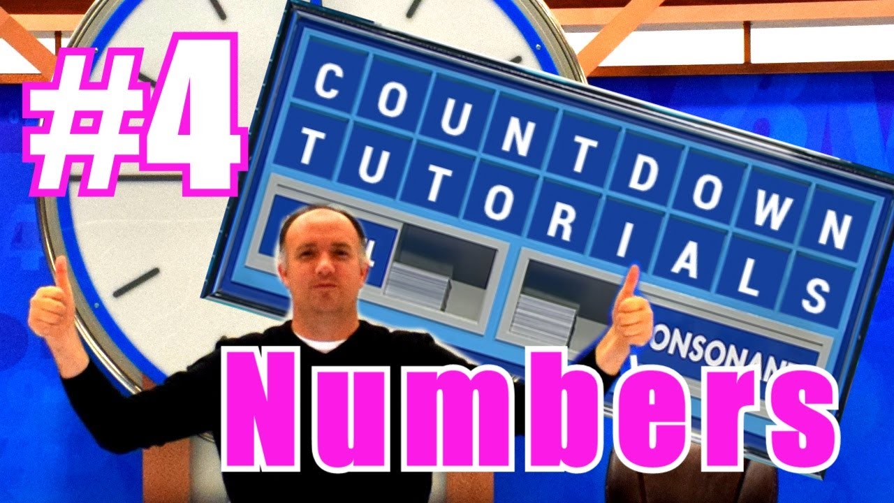 Countdown Tutorial [Ep4. - NUMBERS: All the tips, tricks and shortcuts]