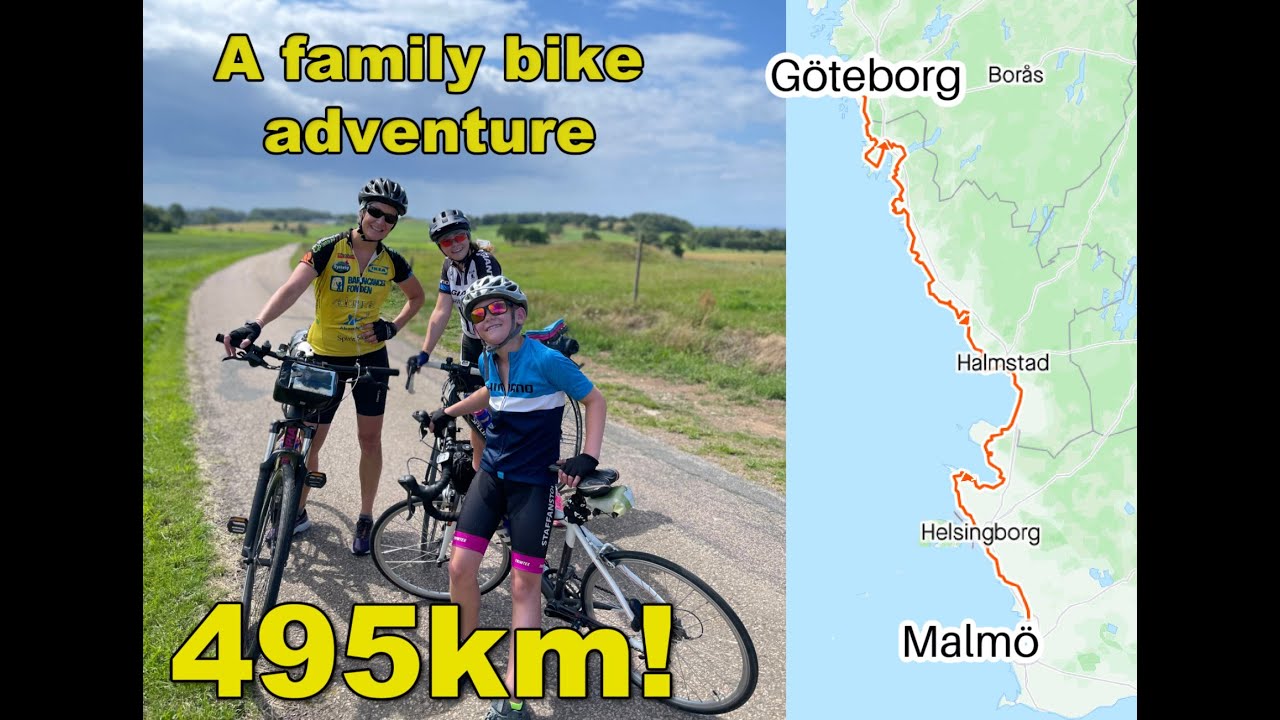 495km - Our family bike adventure! #Kattegattleden #Sydkustleden
