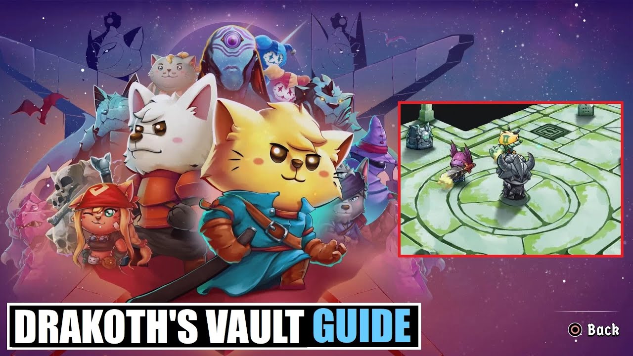 Cat Quest 2 - Drakoth's Vault guide - where to find the keys and obtain the rewards