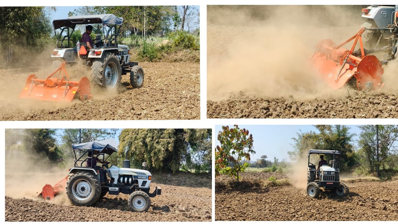 Eicher tractor cultivator smooth  and fast soil cultivation🔥||#eichertractor