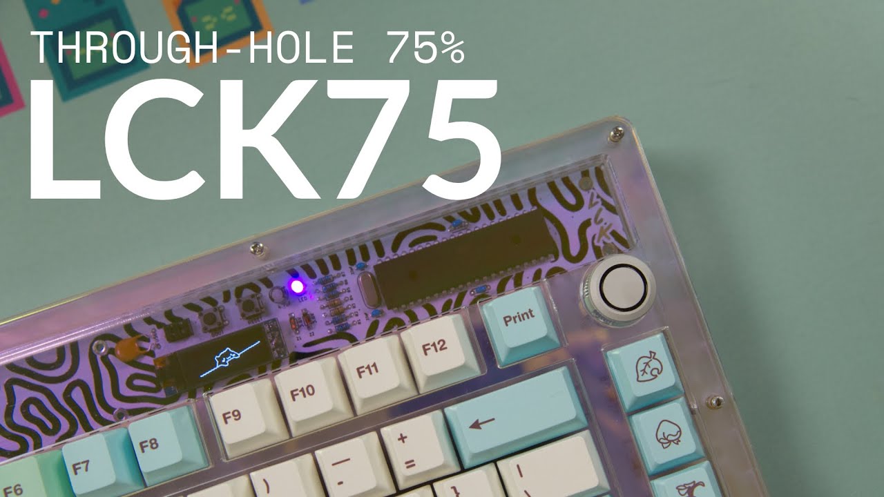 a peaceful keyboard build | LCK75 with Marshmallow Switches & Infinikey PBT Islander