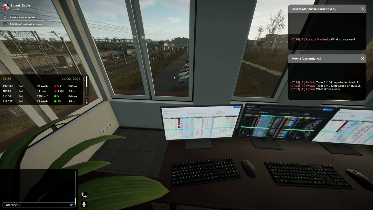 SimRail - Dispatching Skierniewice for 67 minutes