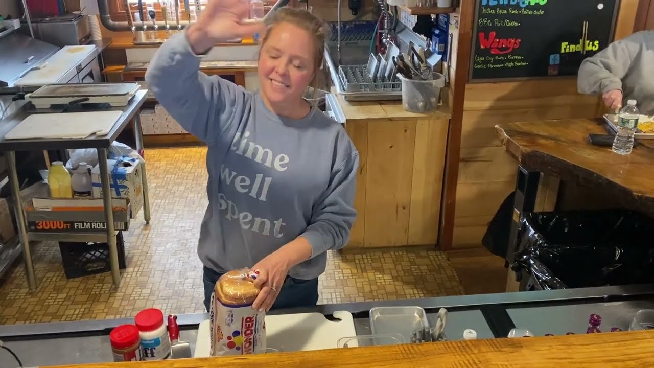 Making a Peanut Butter & Fluff Sandwich with Ashely