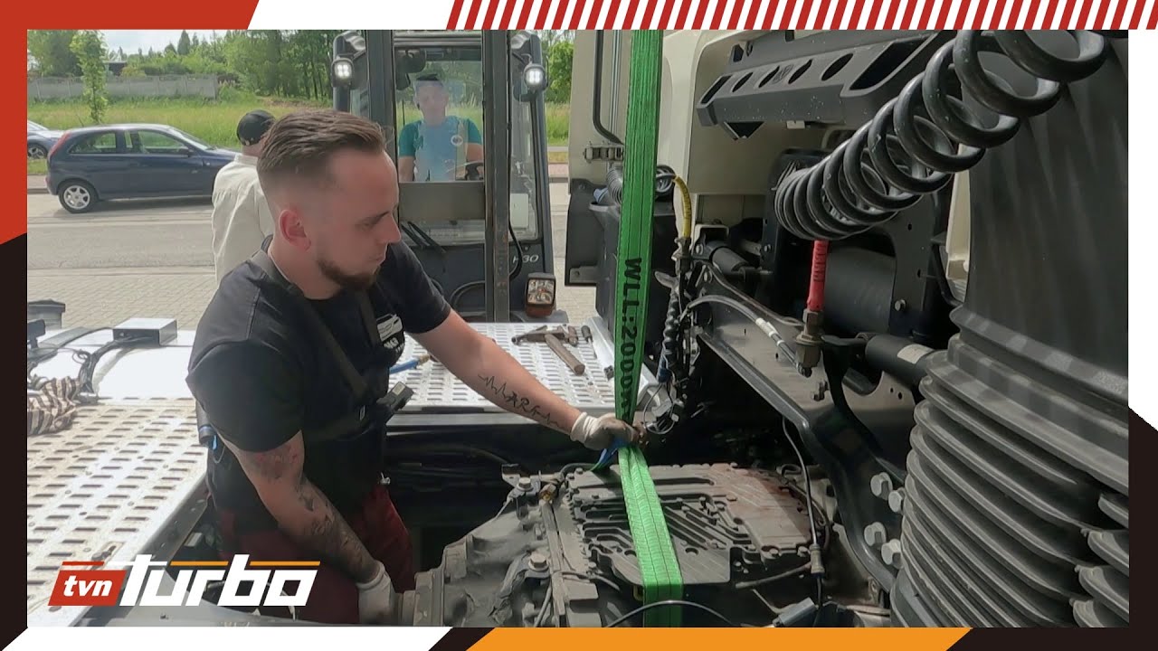 Wymiana sprzęgła w ciężarówce nie udałaby się bez widlaka! | Mobilni mechanicy