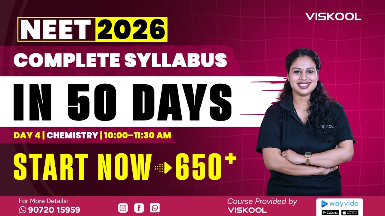 Solutions part 2| Day 4 - 50 Day NEET Crash Course | Chemistry NEET 2026