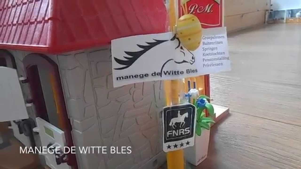 Playmobil manege de Witte Bles - rondleiding april 2015