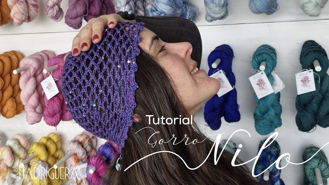 Tutorial  a crochet: Gorro Nilo (Mesh Hat a Crochet)