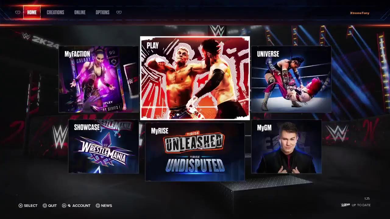XtremeTony Livestream: WWE2k24: XGWL Live: 1/30/2026