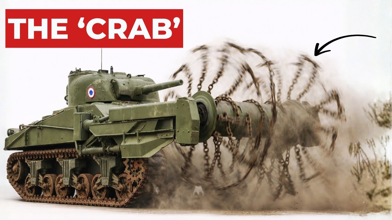 The 'Insane' British Tank That Beat Minefields To Death With Chains