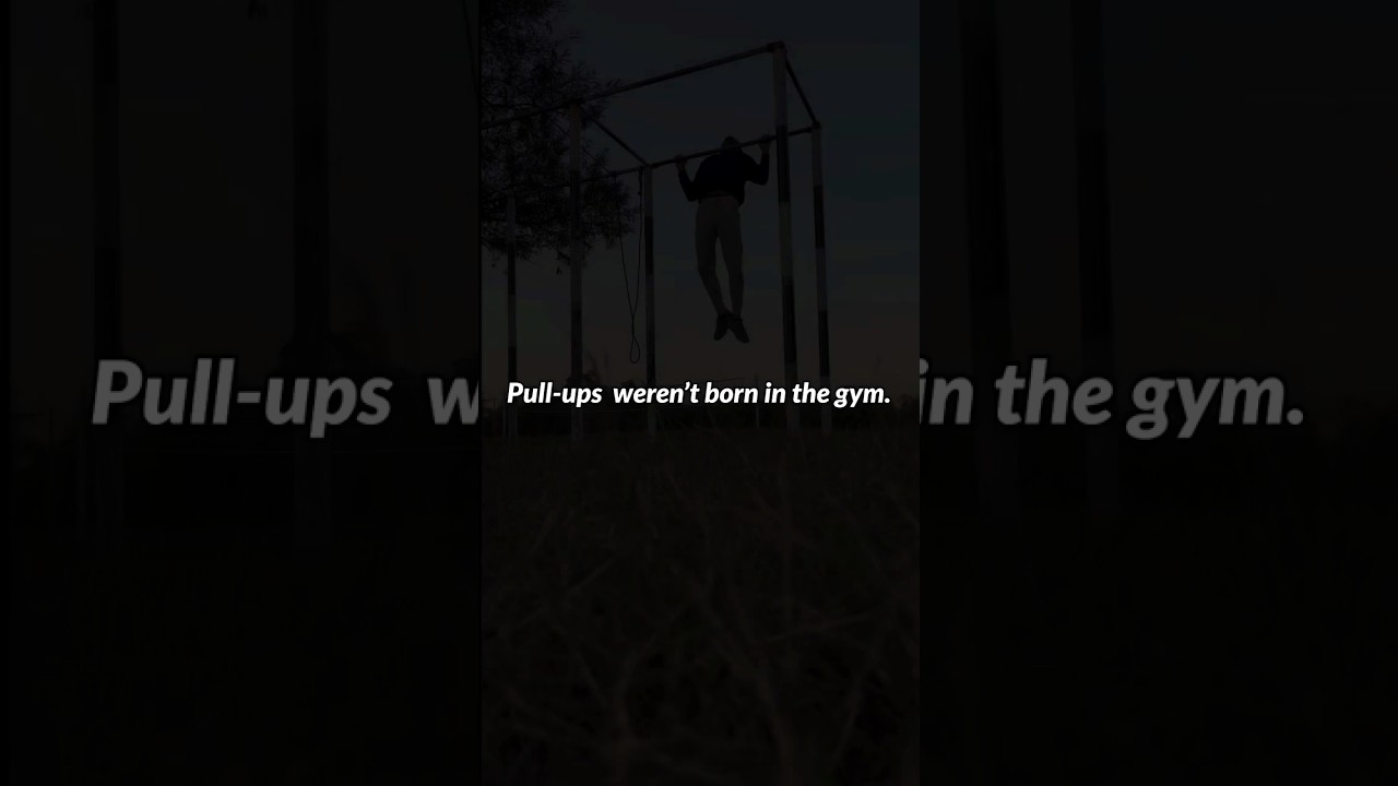 Pull-ups weren&rsquo;t born in the gym.#pullups #hybridathlete #primalmovement #rawtrap