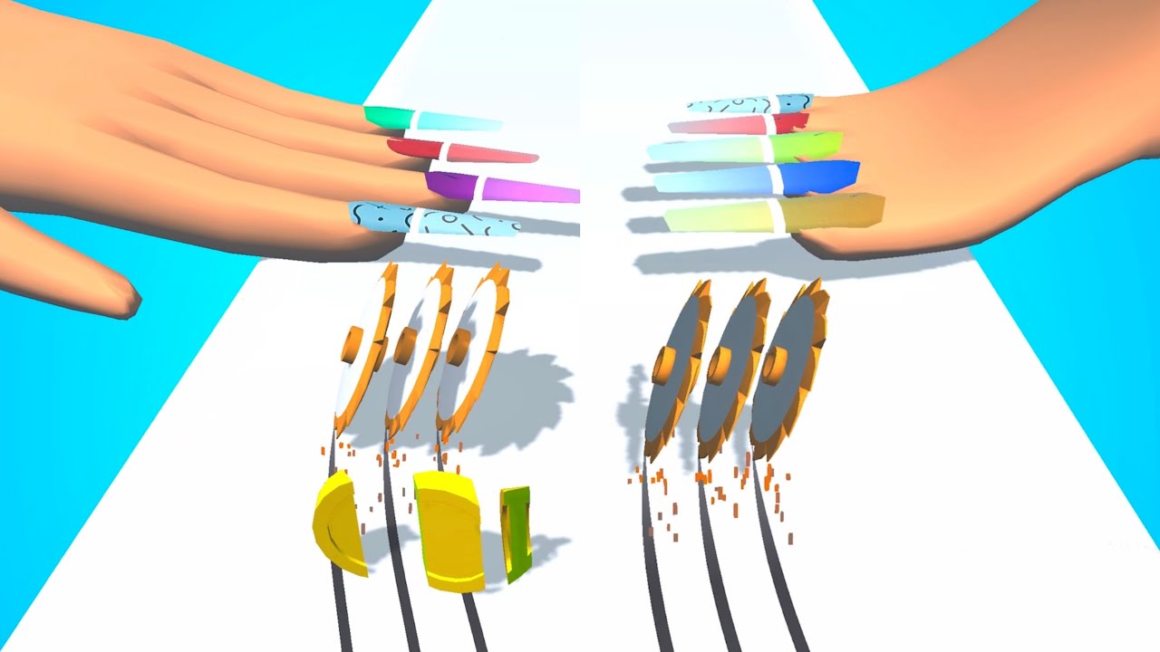 Slice Nails - Satisfying and Relaxing Game