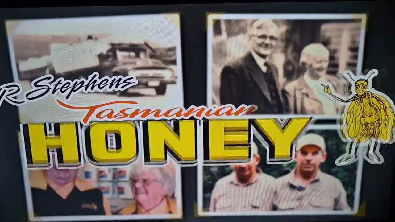 Tasmanian Honey 1998 TV Ad Golden Bee & Golden Nectar R. Stephens Old Australian Commercial SO GOOD