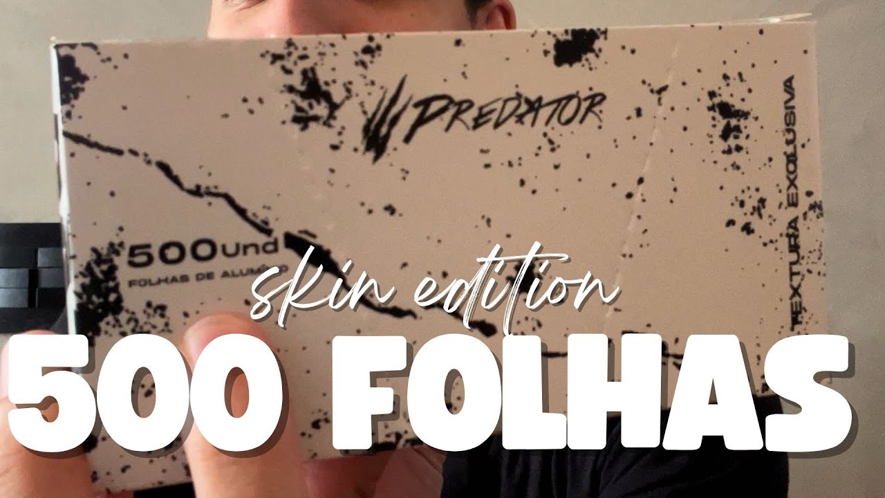 ALUMINIO PRO ANO INTEIRO ! - Predator Skin Edition 500 folhas [+18]