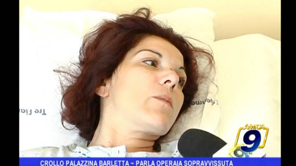Crollo palazzina Barletta |  Parla operaia sopravvissuta