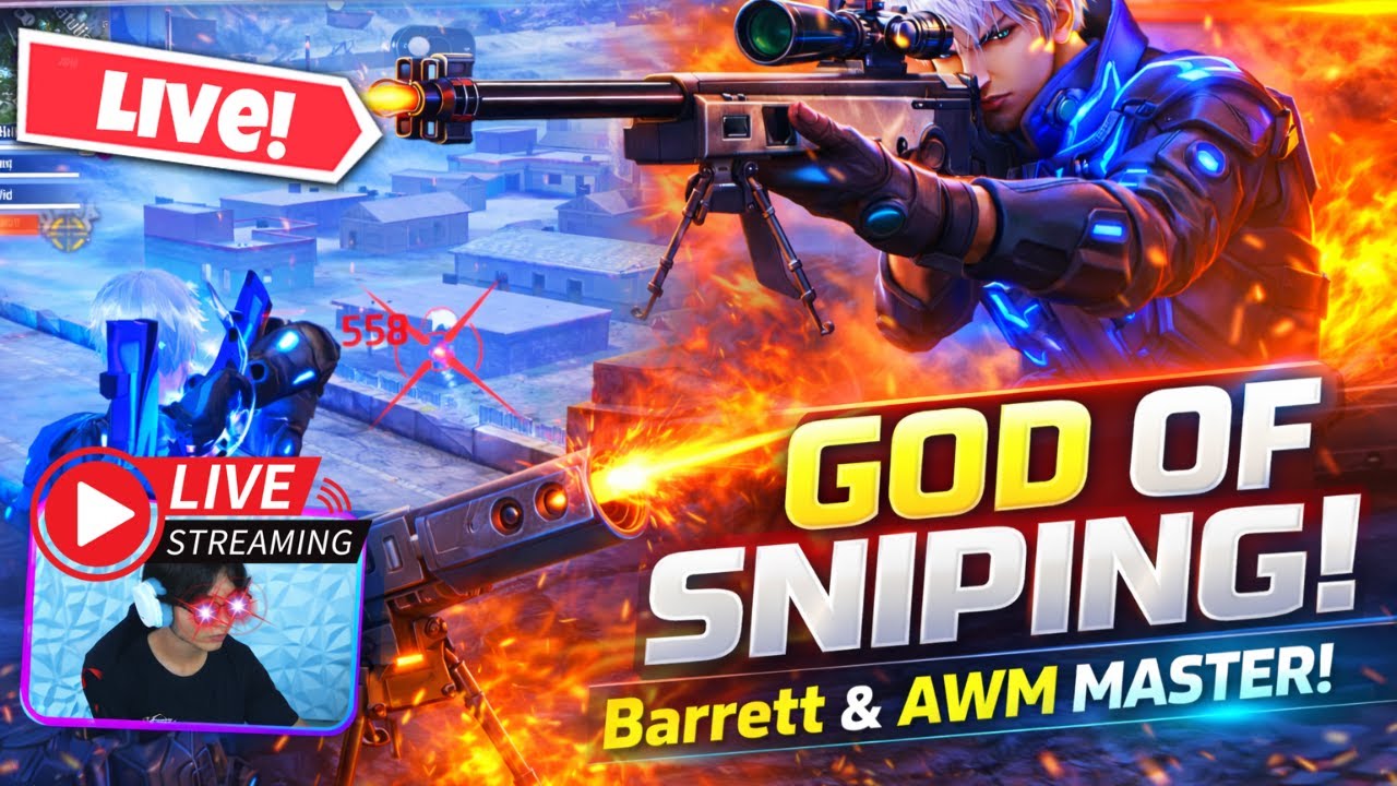 Live! B2Kស្រុកខ្មែរ - Free Fire King Sniper 👑🎯