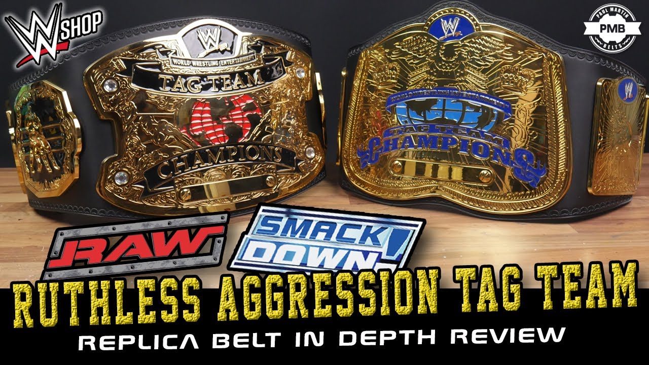 Подробный обзор реплики команды Raw & Smackdown Ruthless Aggression Tag Team