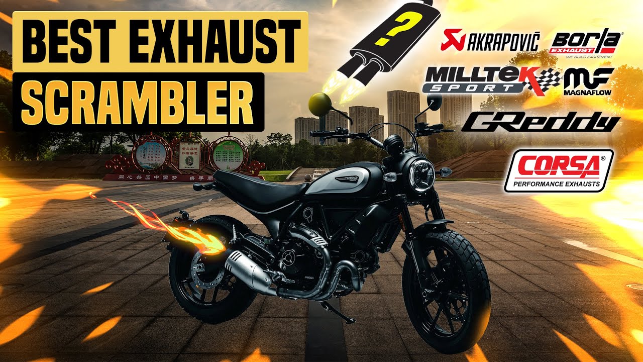 Ducati Scrambler Exhaust Sound 🔥 Review,Upgrade,Mods,Stock,Akrapovic,Termignoni,SCProject,Change +