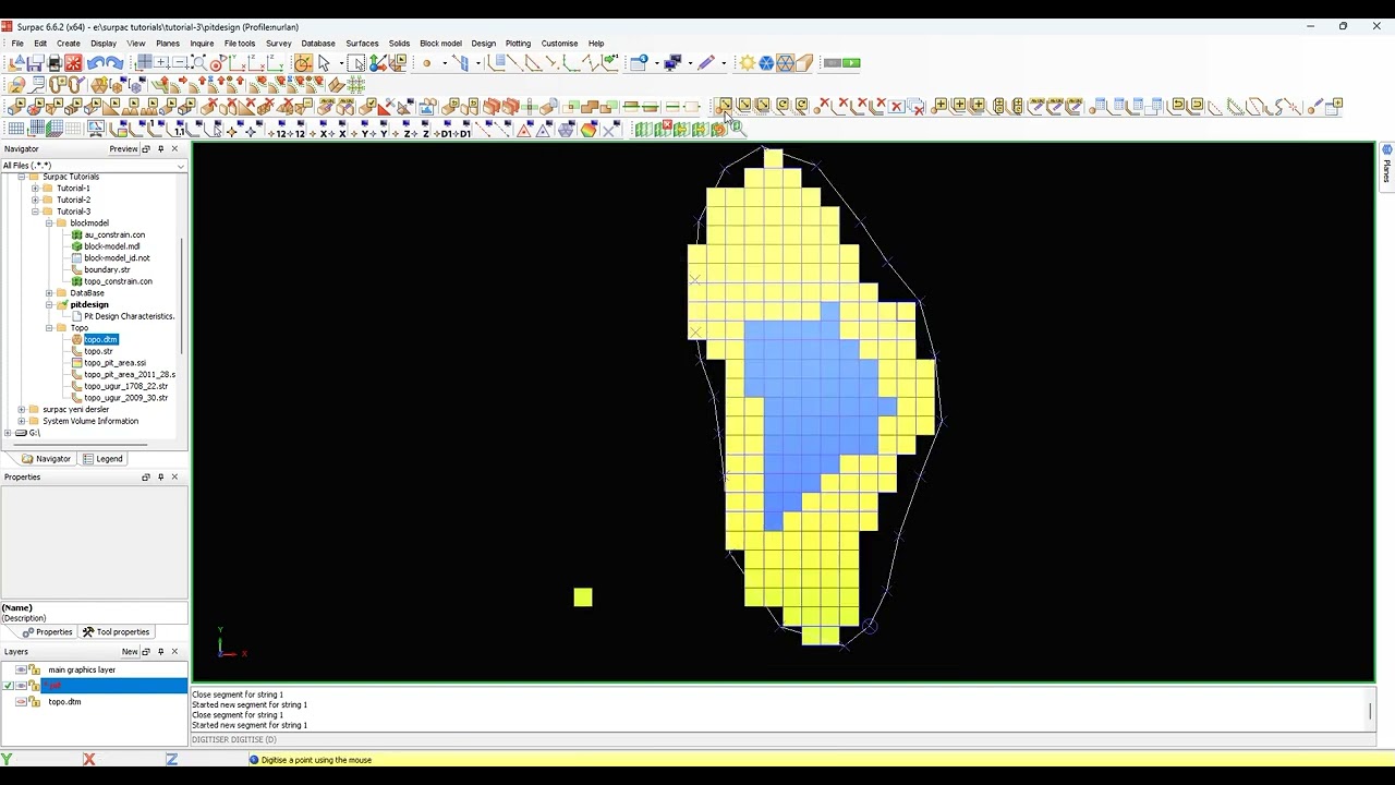 Surpac-Pit Design Part 1